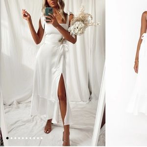 Show Me Your Mumu Garden Midi Dress - Ivory